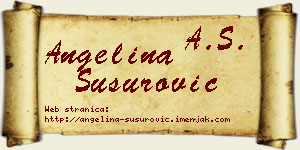 Angelina Susurović vizit kartica